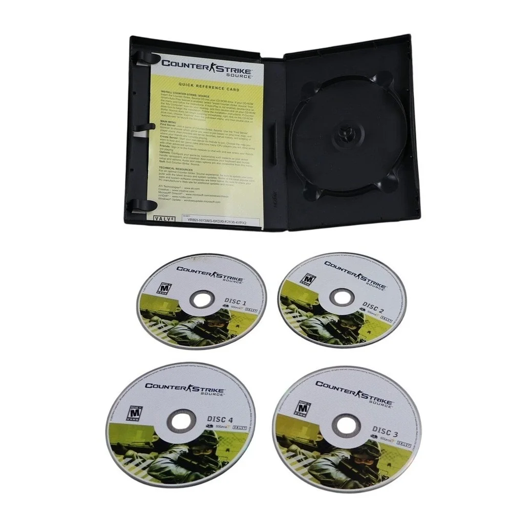 Counter-Strike: Source PC Video Game Valve M Region Free Shooter 2004 Complete